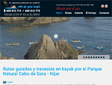 Tablet Screenshot of cabodegatakayak.es